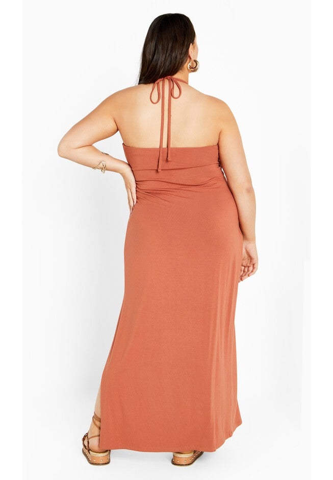 Miley Maxi Dress - tan, BROWN, alternate image number 2