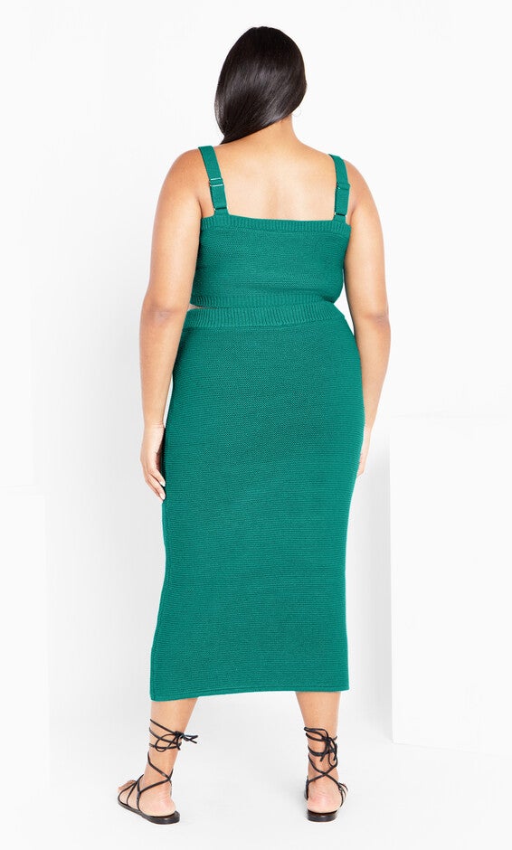 Knit Set Dress - green, VERIDIAN, alternate image number null
