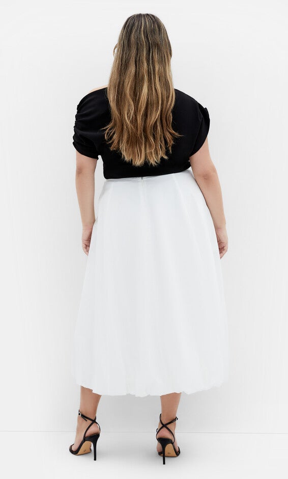 Elena Skirt - ivory, CREAM, alternate image number null