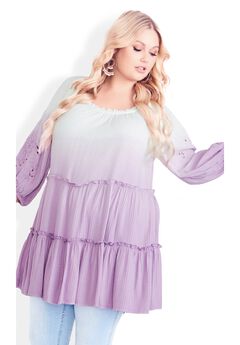 Clover Dip Dye Tunic