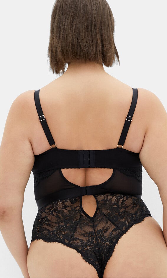 Josephine Bodysuit - black, BLACK, alternate image number null