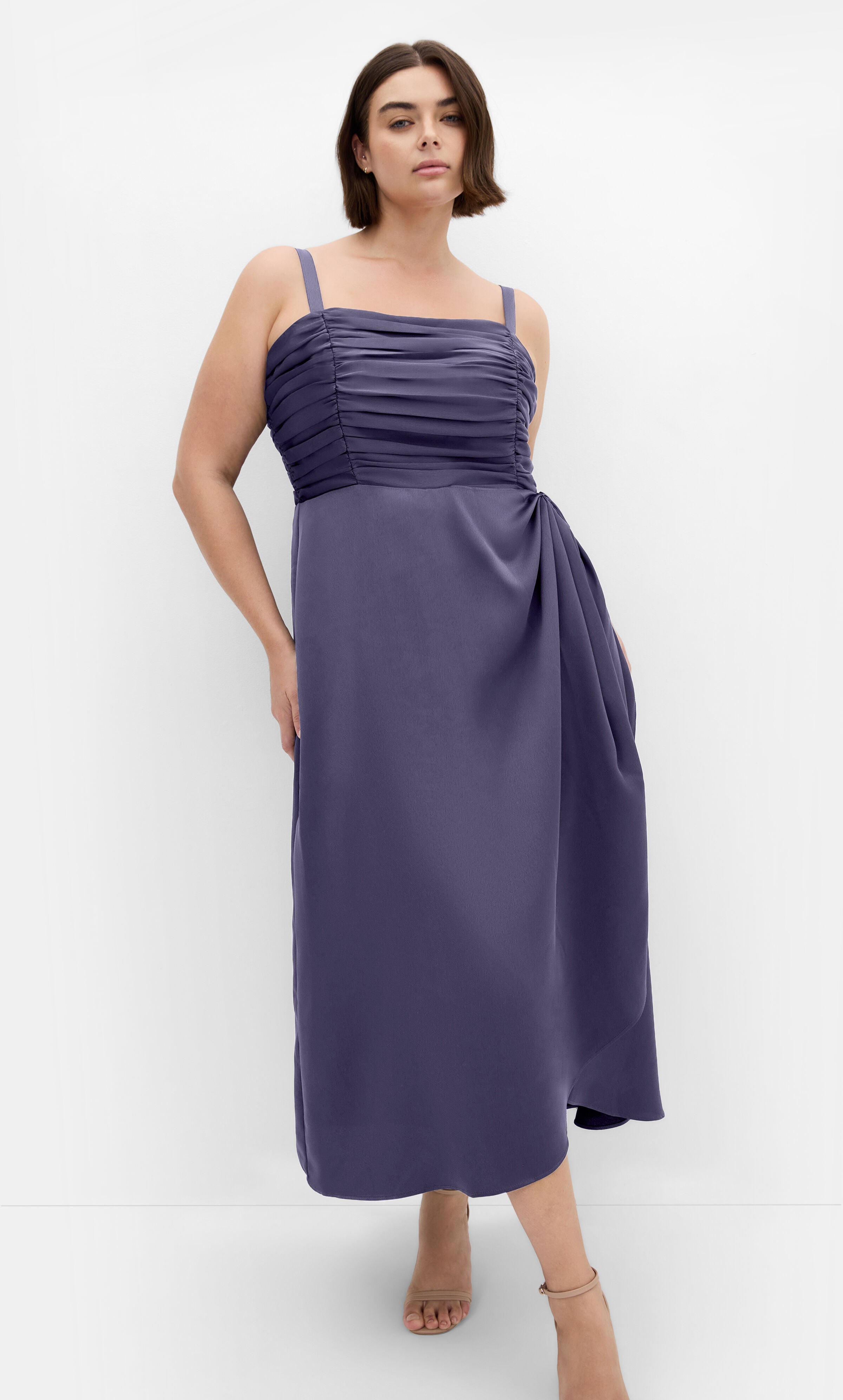 Ania Dress - slate, GRAY, hi-res image number 0
