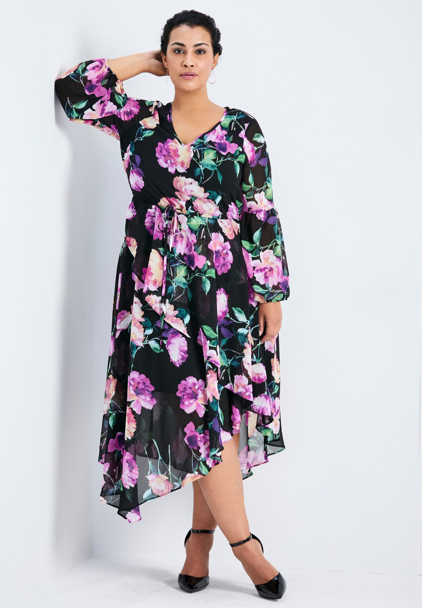 Endless Love Chiffon Dress, ENDLESS LOVE, alternate image number 3