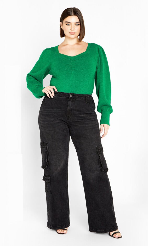 Maddie Jumper - greenstone, GREEN, alternate image number null