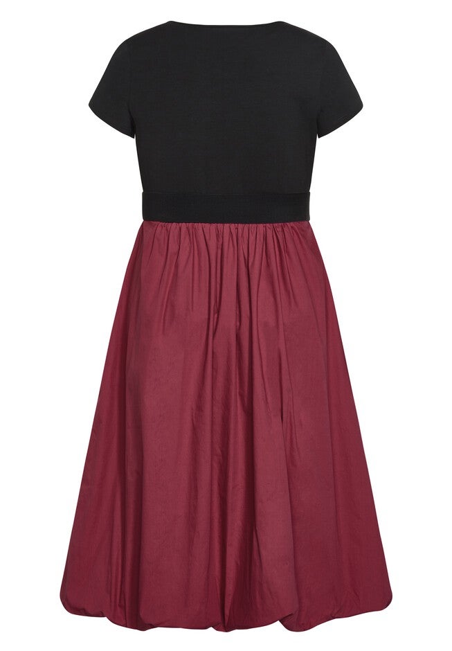 Paris Days Dress - oxblood, RED, alternate image number null