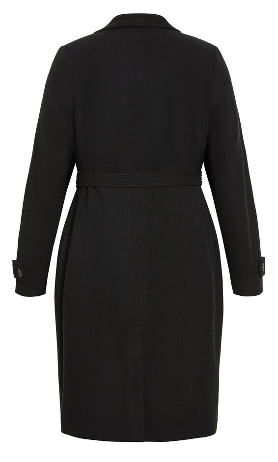 So Chic Coat - black, BLACK, alternate image number null