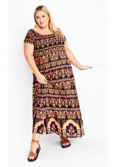 Raelynn Border Dress