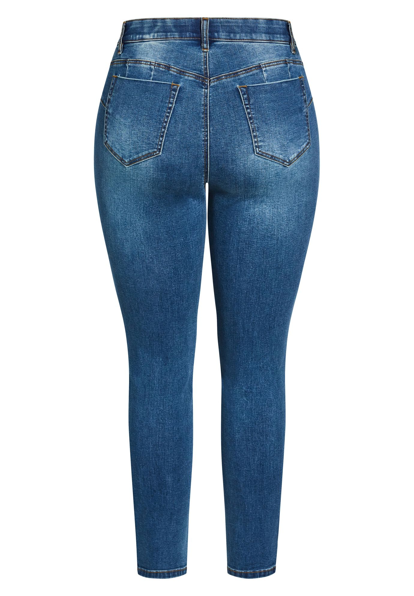 Chiara Skinny Jean, MID WASH, alternate image number 5