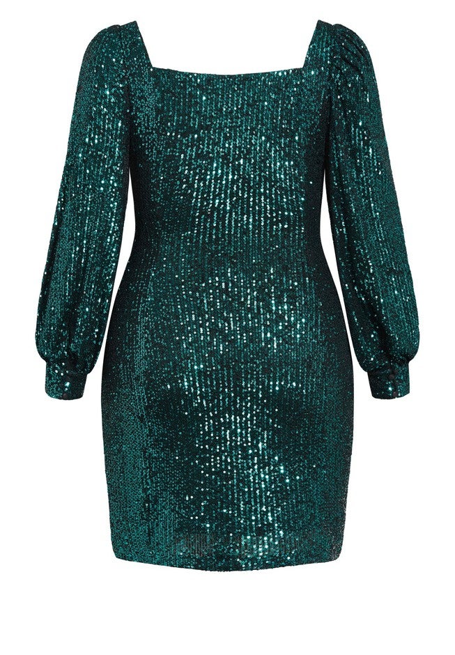 Colette Dress - emerald, GREEN, alternate image number 3