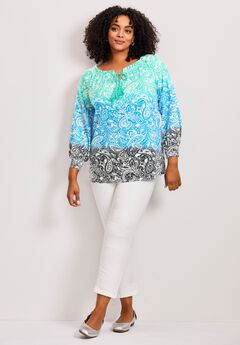 Ombre Print Top