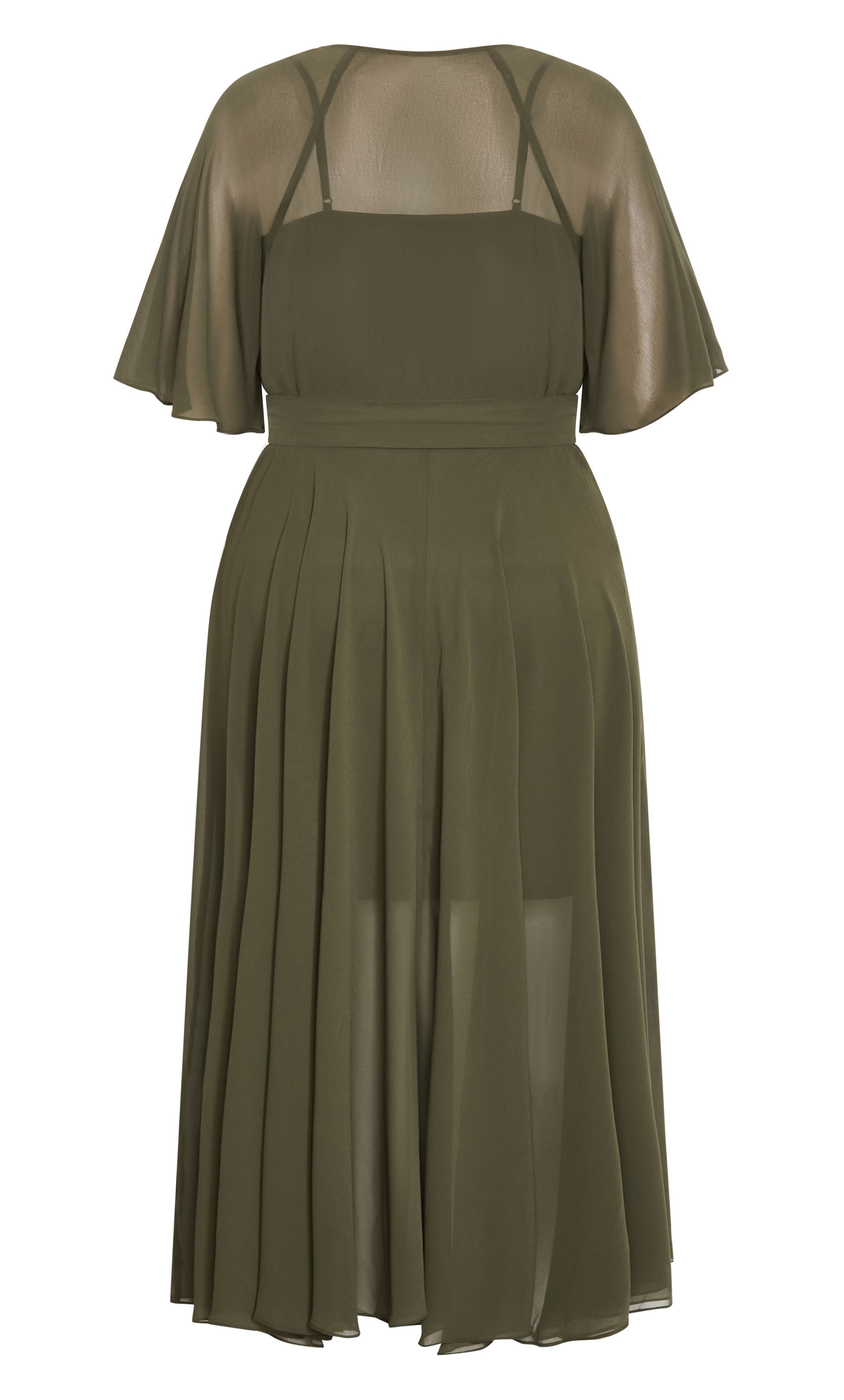 Lovers Lane Dress - forest green, GREEN, alternate image number 5