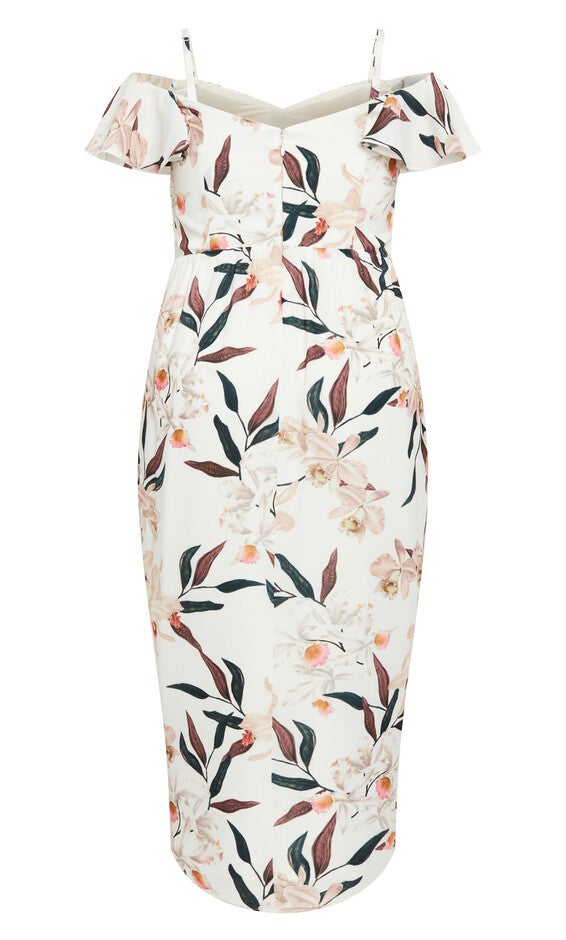 Sweet Orchid Maxi Dress - ivory, WHITE, alternate image number null