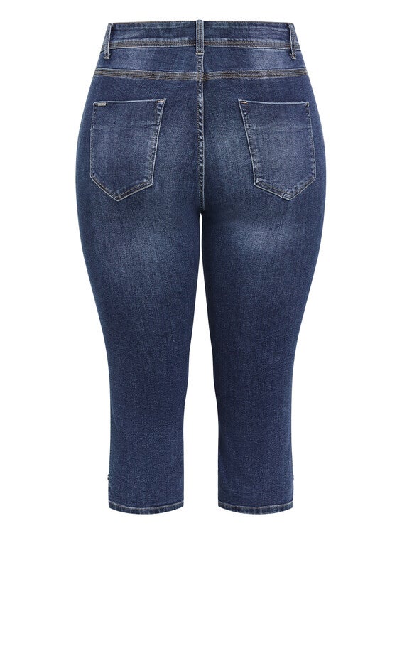 Sweet Longline Short - dark denim, BLUE, alternate image number 5