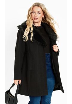 Plus Size Black Winter Coats 
