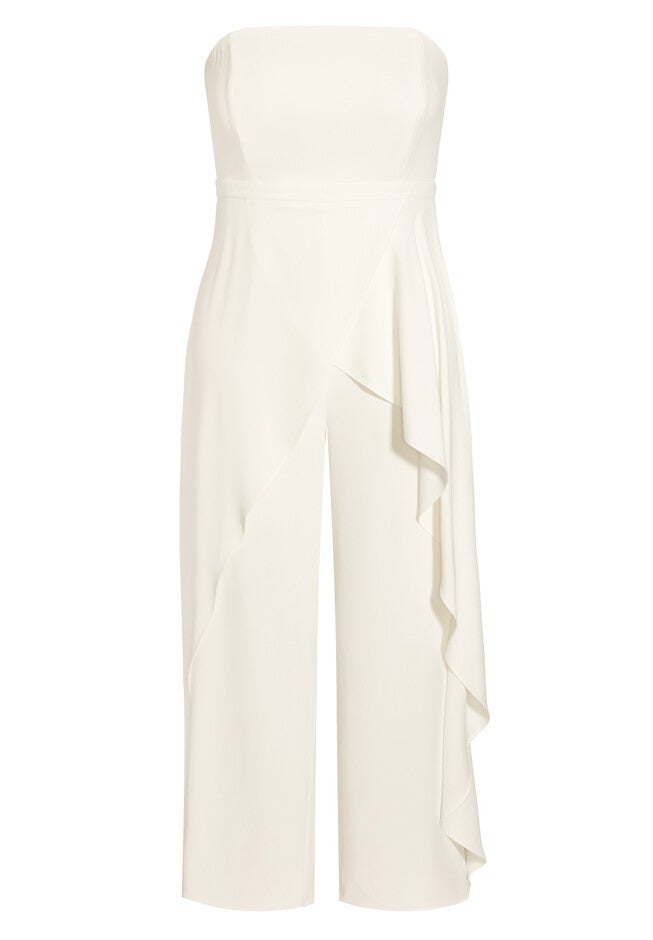 Attract Jumpsuit - ivory, WHITE, alternate image number 3