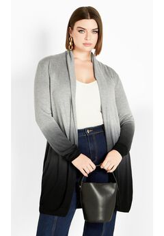 Mina Dip Dye Cardigan
