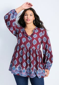 Mara Blouson Sleeve Tunic