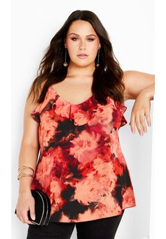 Mischa Print Floral Top - floral l
