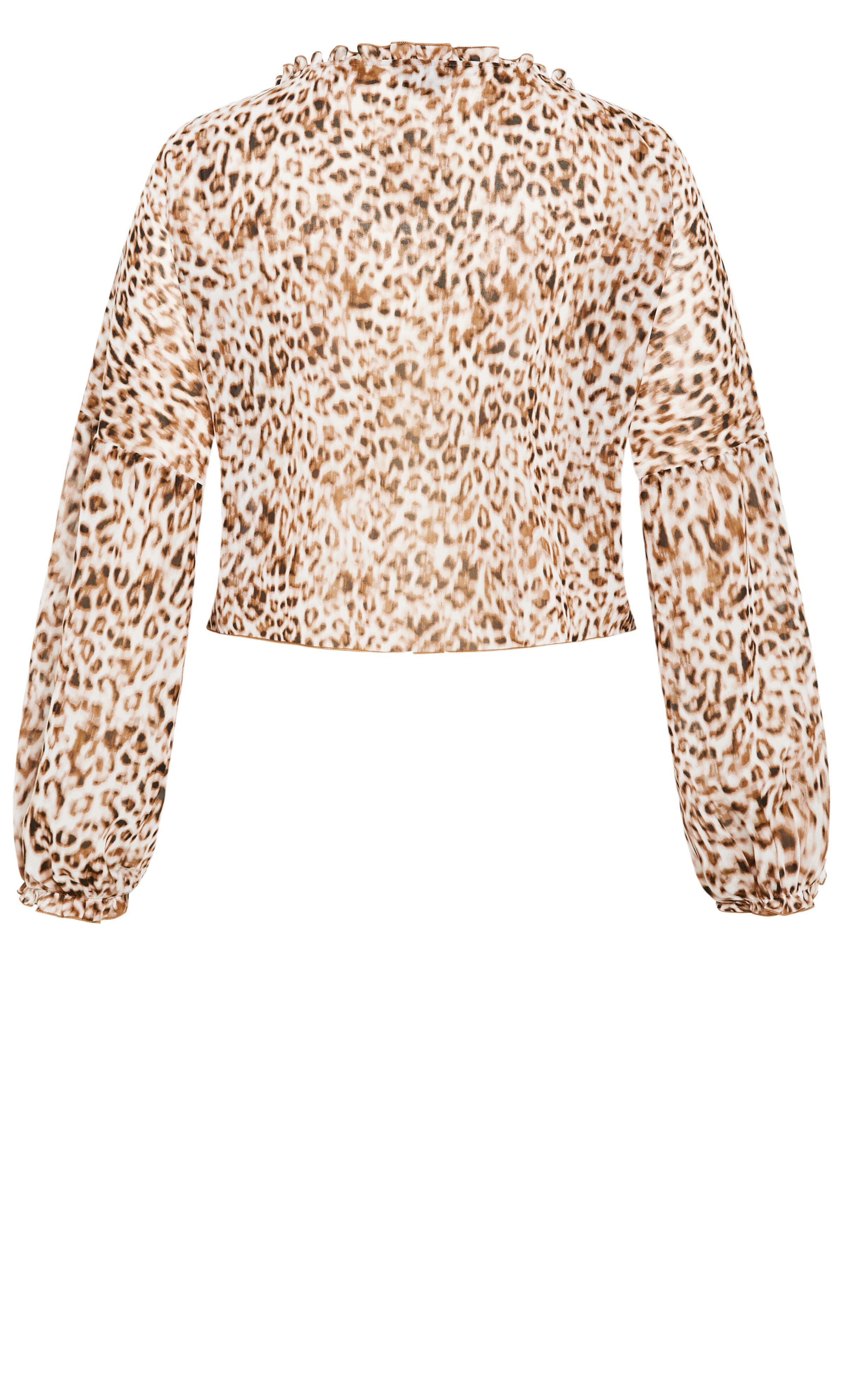 Corina Top - leopard, BROWN, alternate image number 4