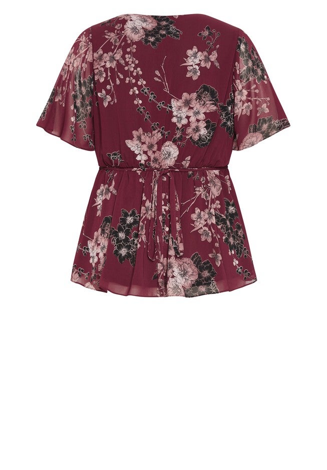Blossom Love Top - ruby, RUBY, alternate image number null