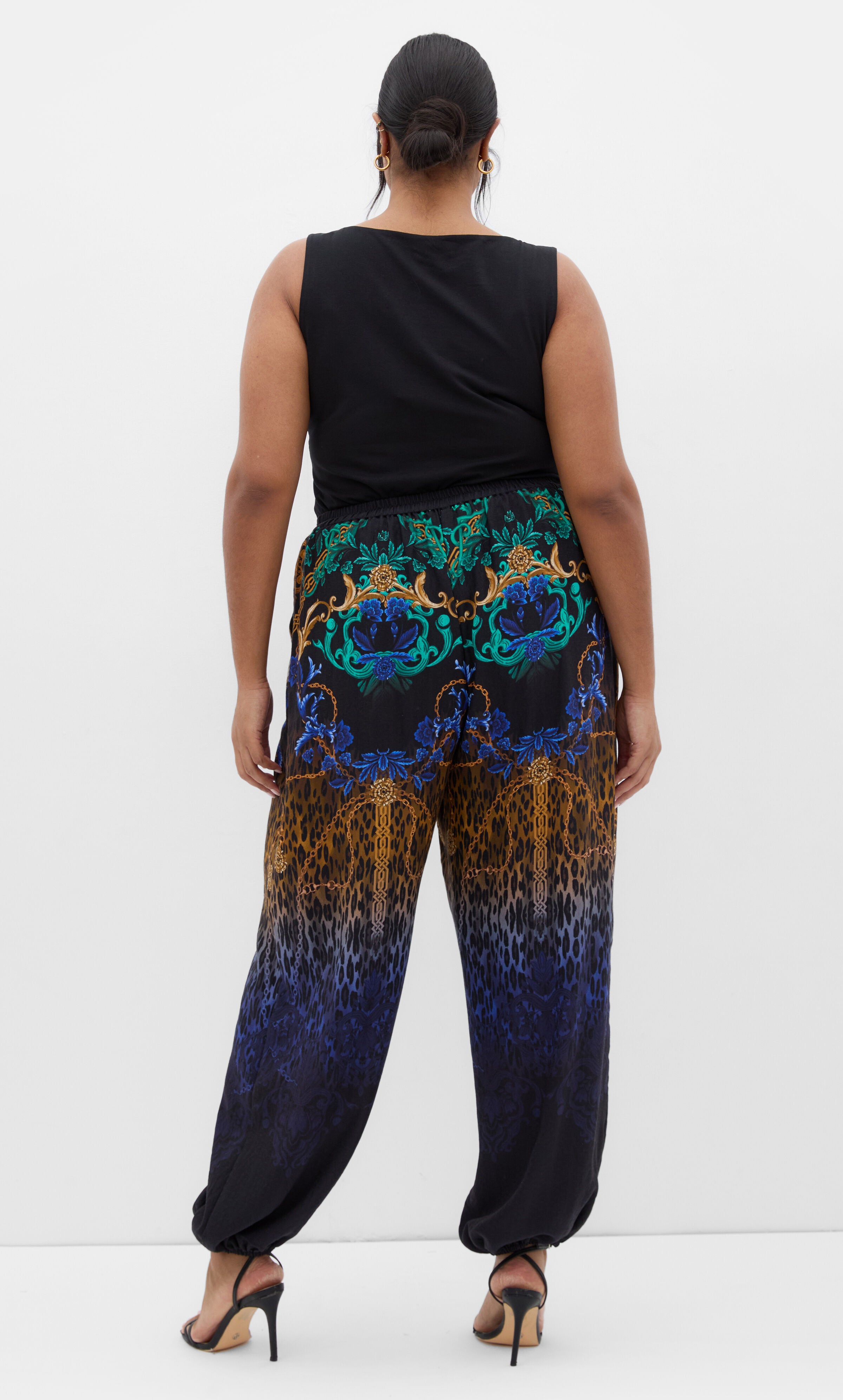 Savannah Decadence Pant - black, GREEN, alternate image number 3