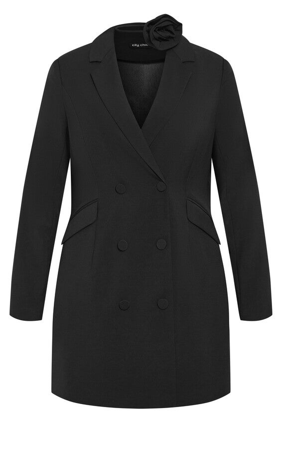 Serena 2 Piece Dress - black, BLACK, alternate image number null