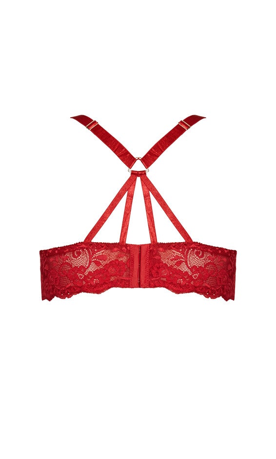 Sophie Strappy Bralette - shiraz, RED, alternate image number null