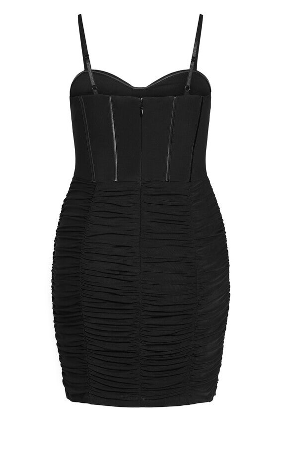 Girly Mesh Dress - black, BLACK, alternate image number null