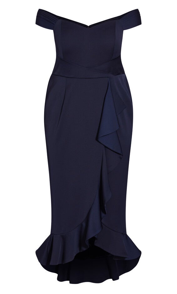 Hypnotize Dress - dark navy, BLUE, alternate image number 2
