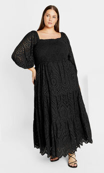 Brodie Maxi Dress - black