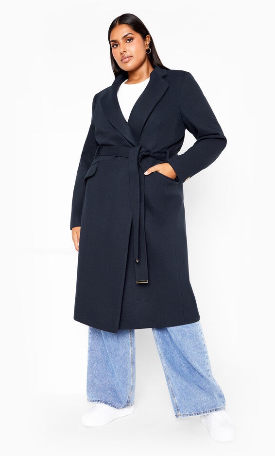 Mia Coat - navy, BLUE, alternate image number 4