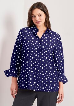Signature Button Front Blouse
