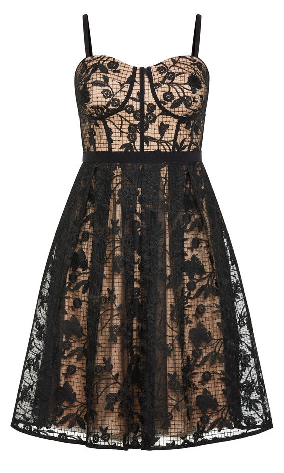 Angeline Dress - black, BLACK, alternate image number 3