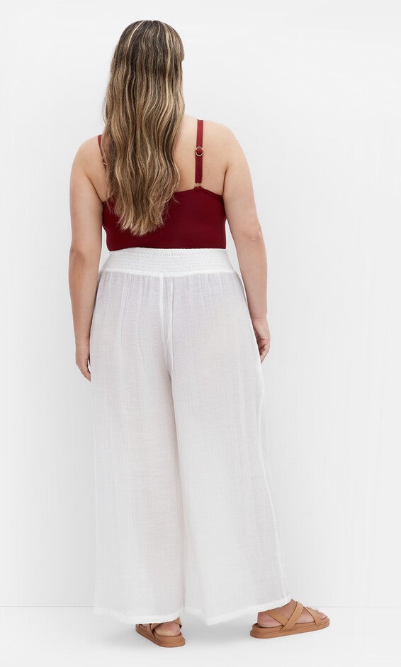 Maci Pant - ivory, CREAM, alternate image number 3