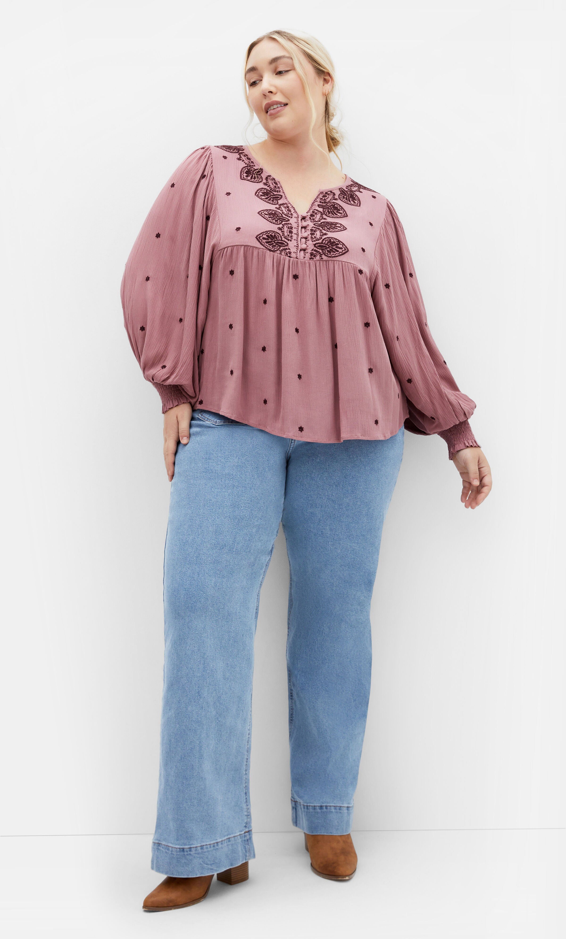 Amalie Top - amethyst, PURPLE, alternate image number 1