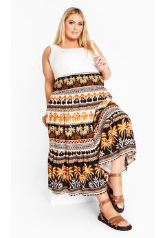 Isla Print Skirt