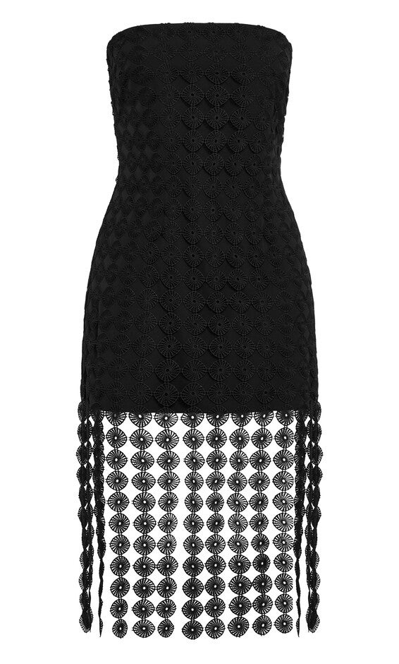 Ebony Dress - black, BLACK, alternate image number null