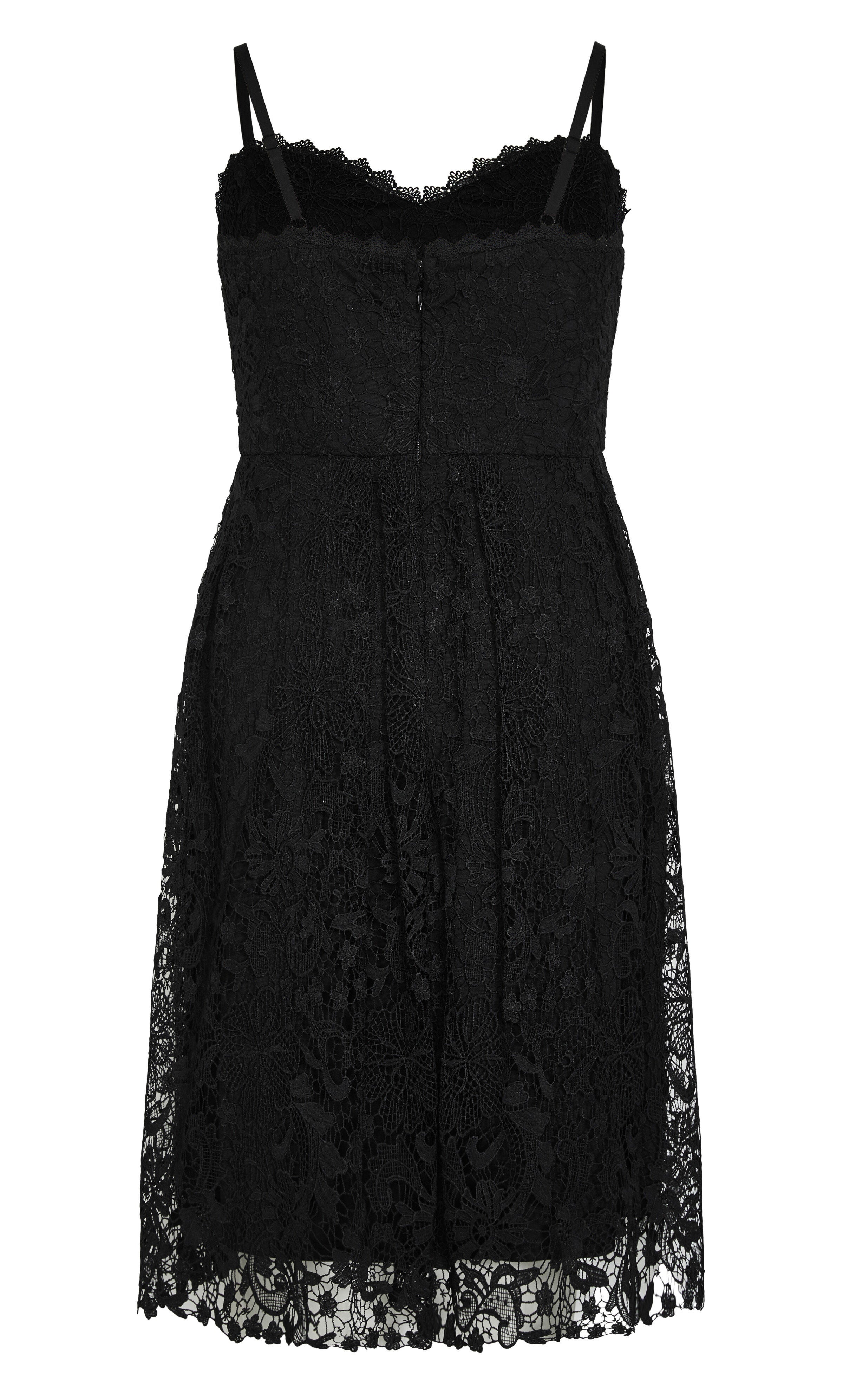 Scarlet Lace Dress - black, BLACK, alternate image number 4