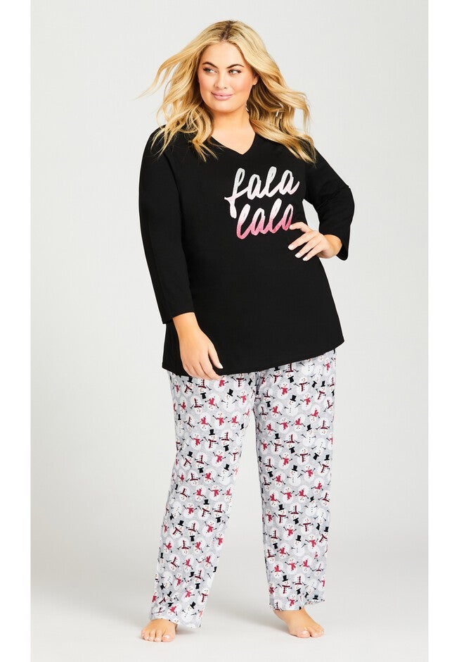 Fa La La Sleep Top, FA LA LA PRINT, hi-res image number null