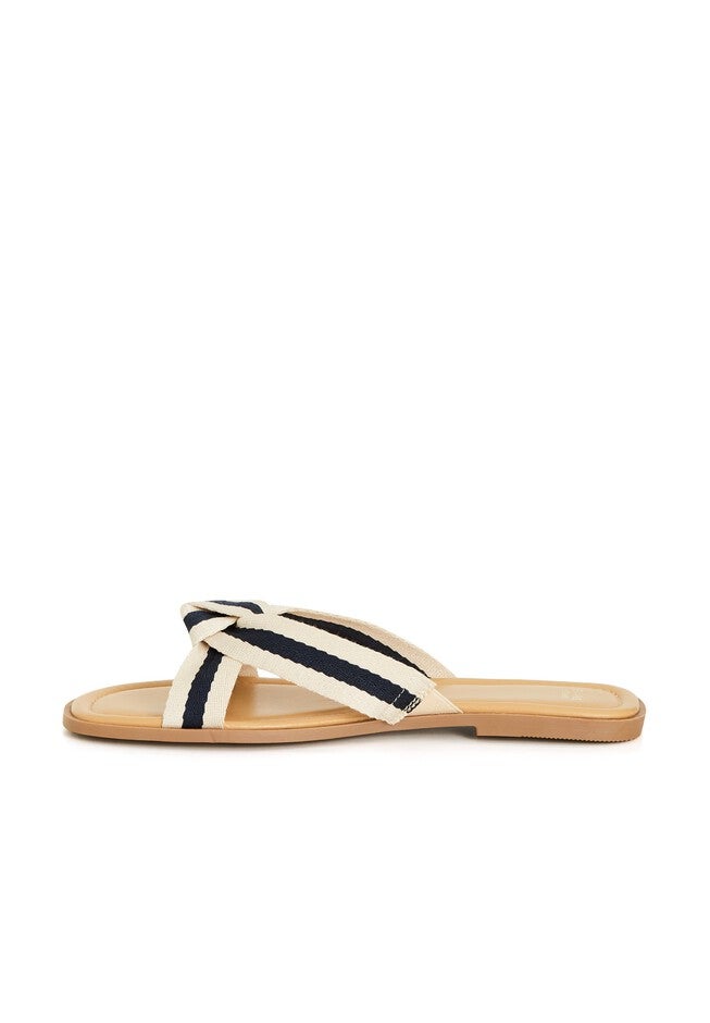 Colbie Canvas Sandal, NAVY WHITE, on-hover image number 1