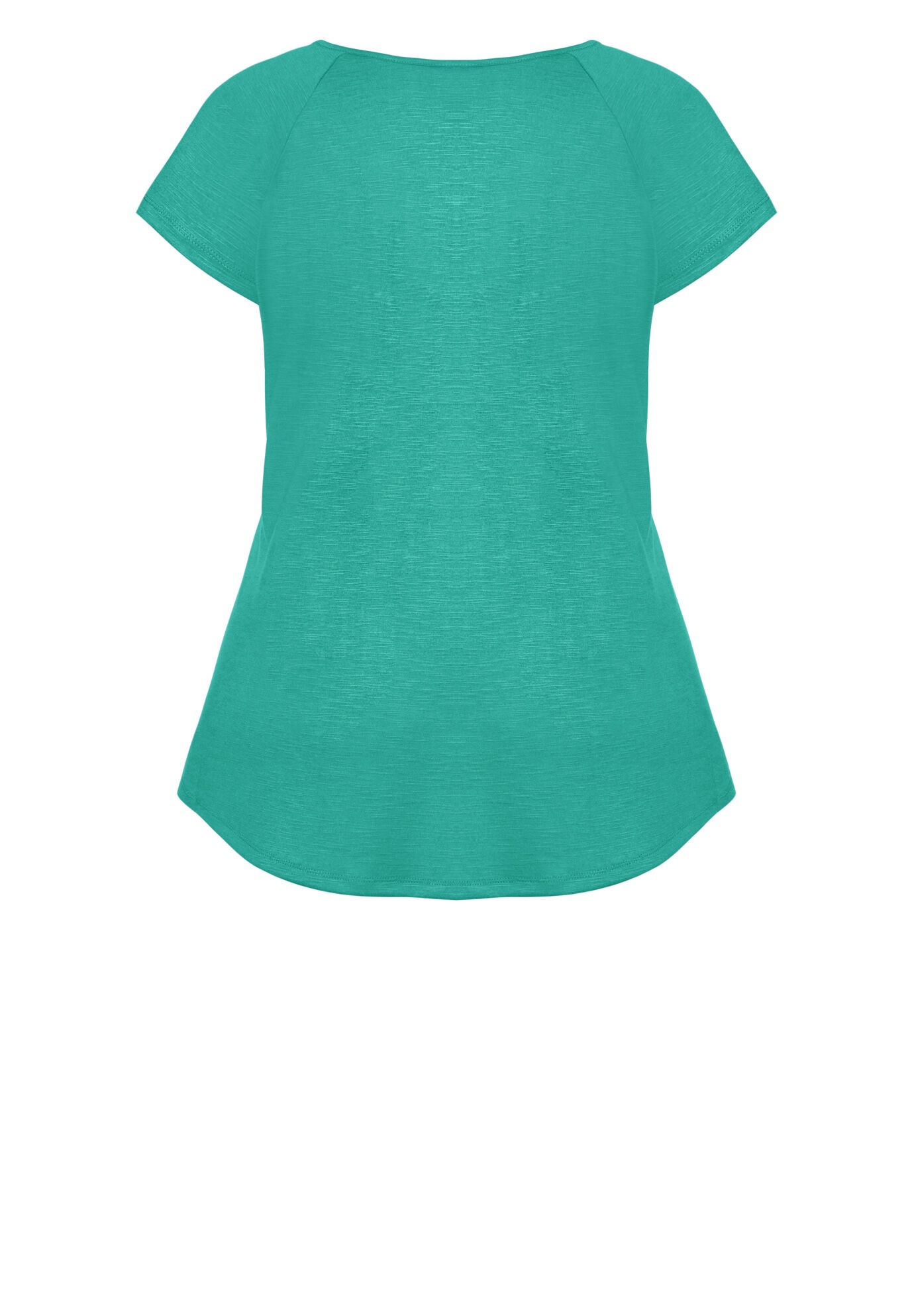 3 Bar V-Neck Top, JADE JARGON, alternate image number 5