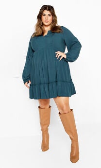 Alinda Mini Dress - shiraz