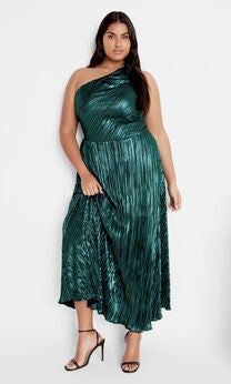 Kamila Dress - emerald