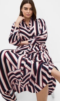 Timeless Stripe Long Sleeve Maxi Dress