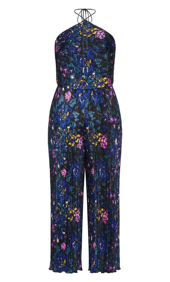 Kira Print Jumpsuit - black, ETCHED, alternate image number 5