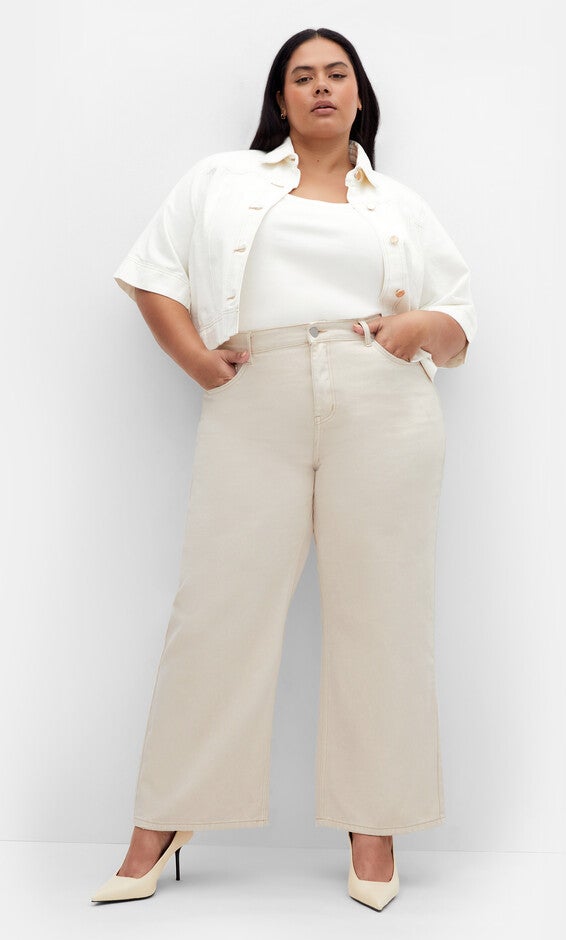 Denim Millie Jacket - ivory, CREAM, alternate image number 1