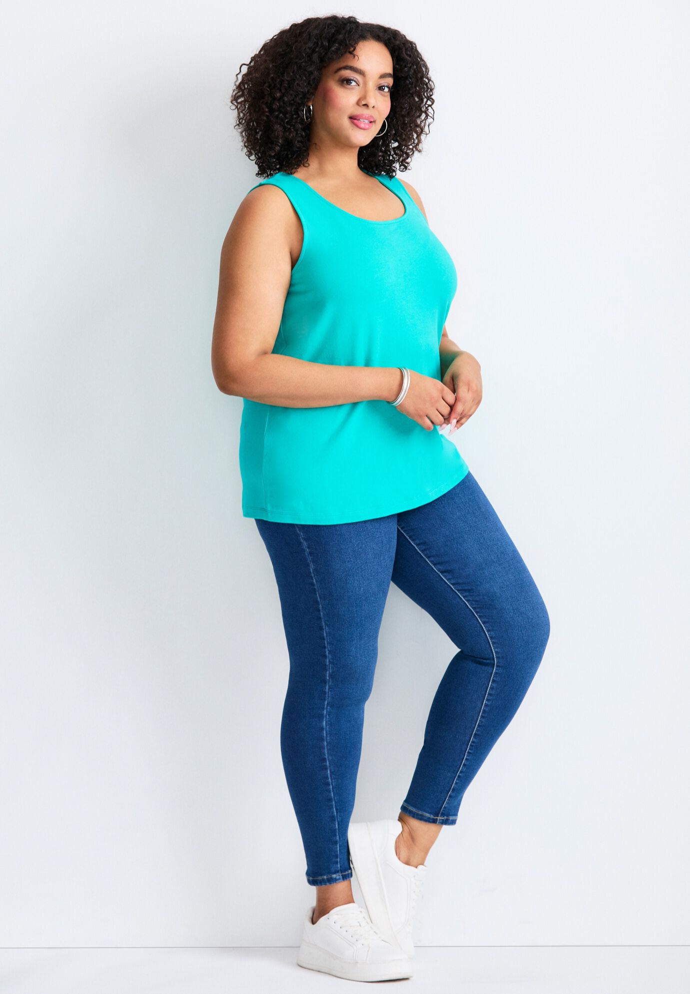 Basic Layering Tank, AQUA SEA, alternate image number 2