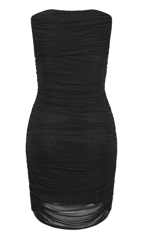 Halo Dress - black, BLACK, alternate image number null