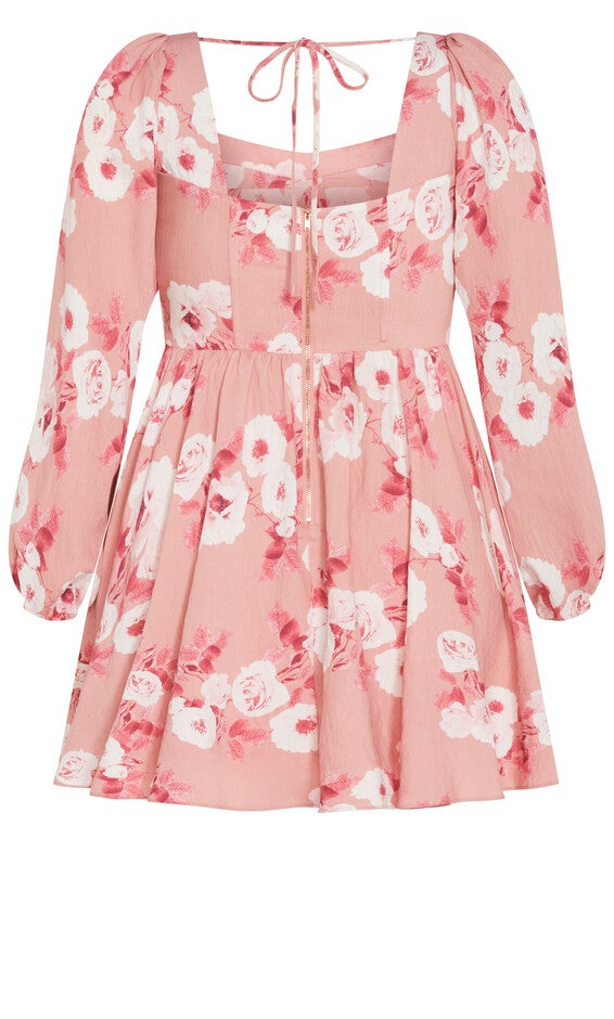 Cordelia Print Dress - vintage rose, PINK, alternate image number null