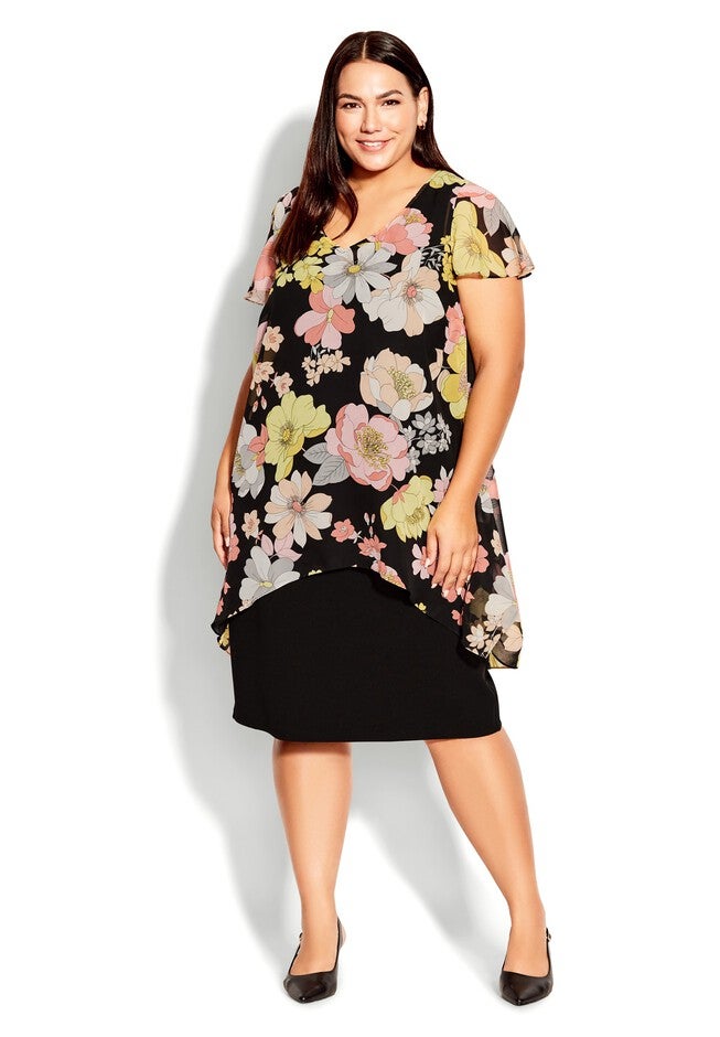 Emilia Overlay Dress, GARDEN PARTY, hi-res image number null